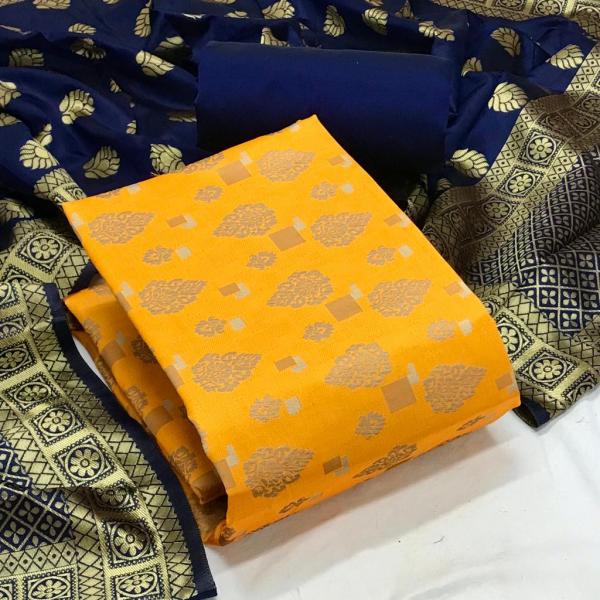 Banarasi Silk 61 Fancy Ethnic Wear Dress Materials